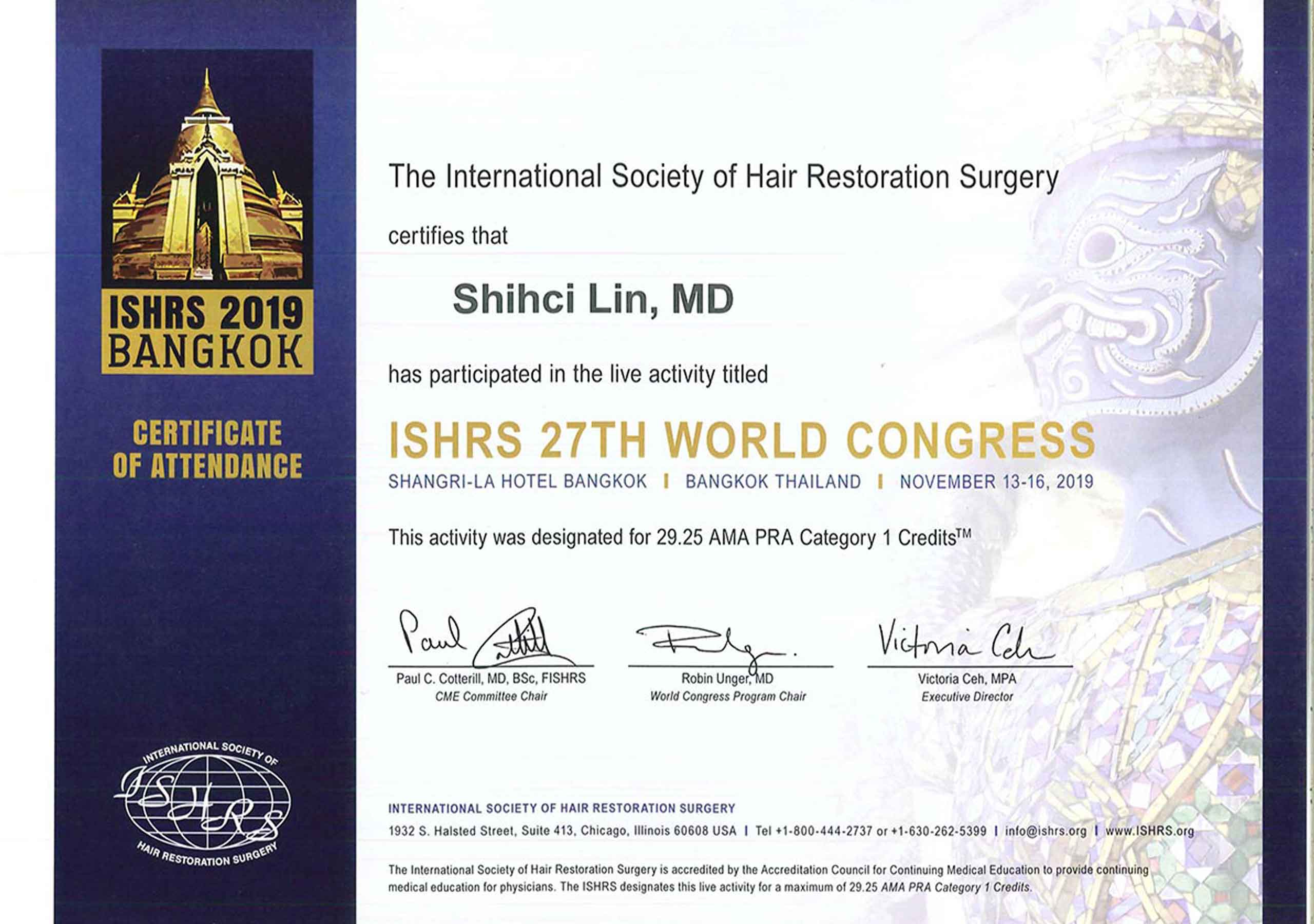 Dr shih ci lin ishrs